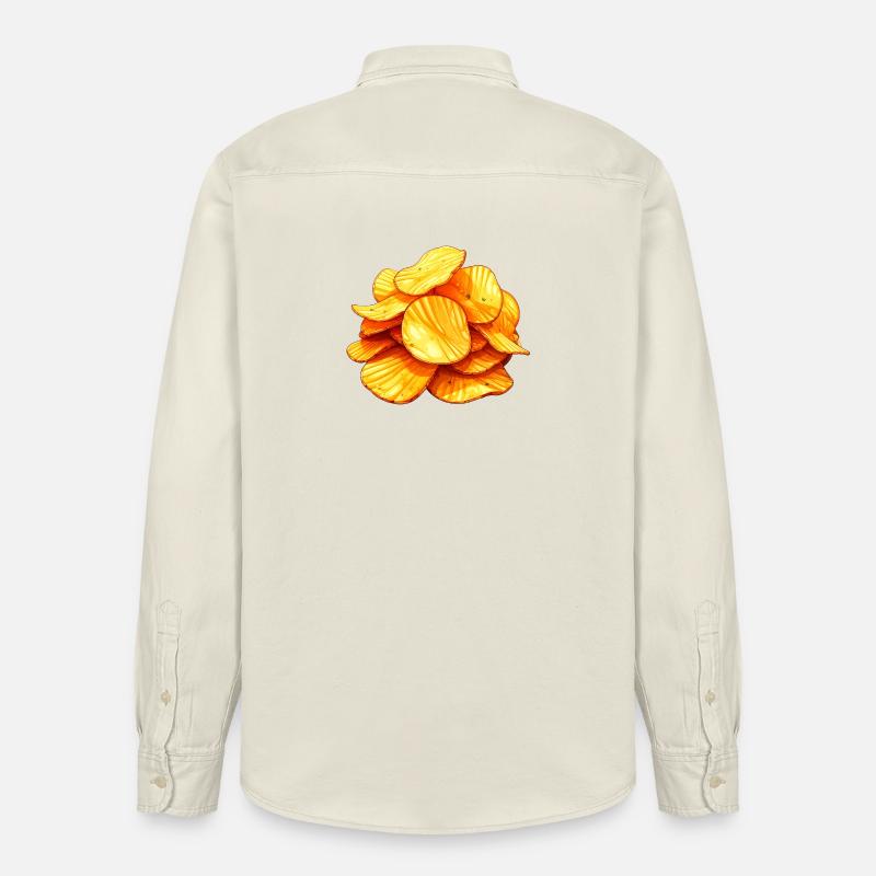 Chips - Relaxed Fit Unisex Organic Hemd von Stanley/Stella - Natur