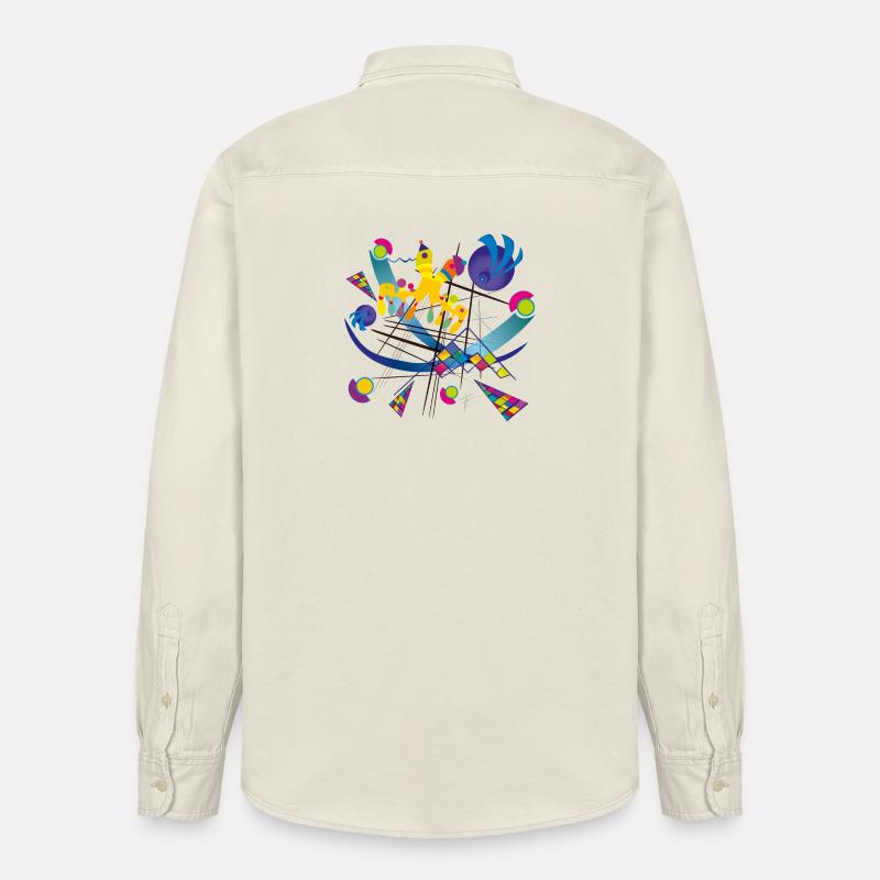 Tragbare Kunst - Visual symphony - Relaxed Fit Unisex Organic Hemd von Stanley/Stella - Natur