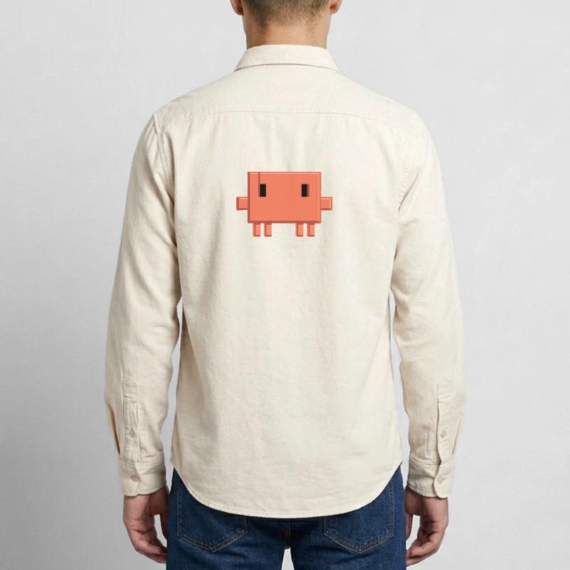Claude Code Pixel AI Mascot Dev Sticker Chemise unisexe coupe décontractée bio Stanley/Stella