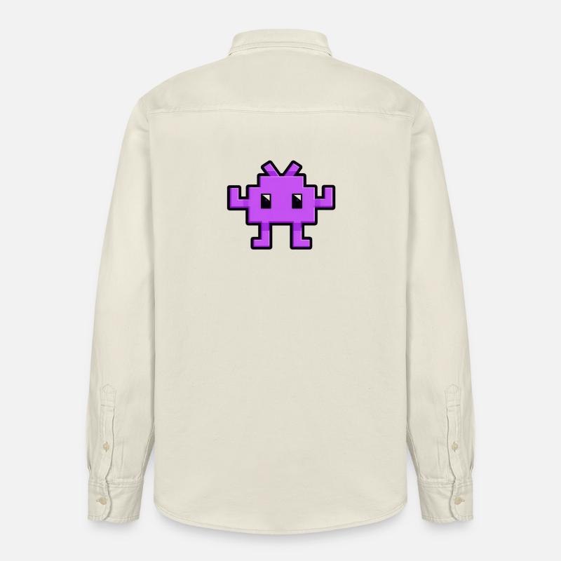 LM Studio model - Chemise unisexe coupe décontractée bio Stanley/Stella - écru doux