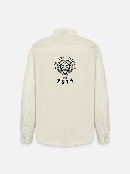 Wild, free & untamed since 06/1971 - Relaxed Fit Unisex Organic Shirt by Stanley/Stella - soft Ecru