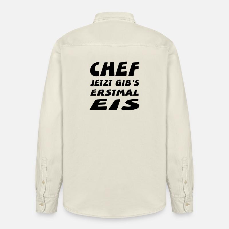 Chef - Relaxed Fit Unisex Organic Hemd von Stanley/Stella - Natur