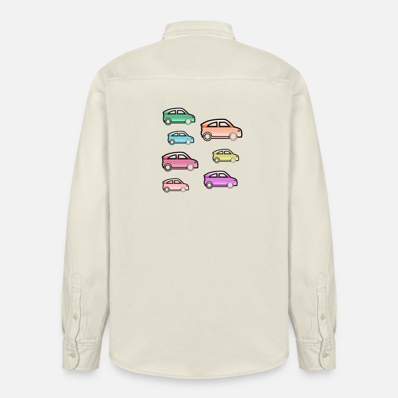 Autos - Relaxed Fit Unisex Organic Hemd von Stanley/Stella - Natur