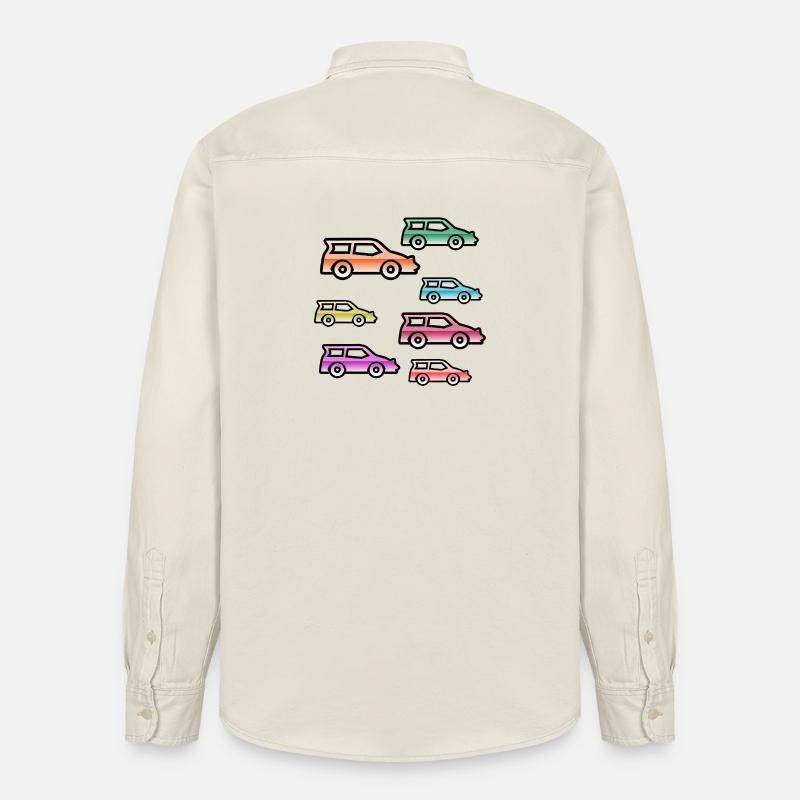 Autos - Relaxed Fit Unisex Organic Hemd von Stanley/Stella - Natur