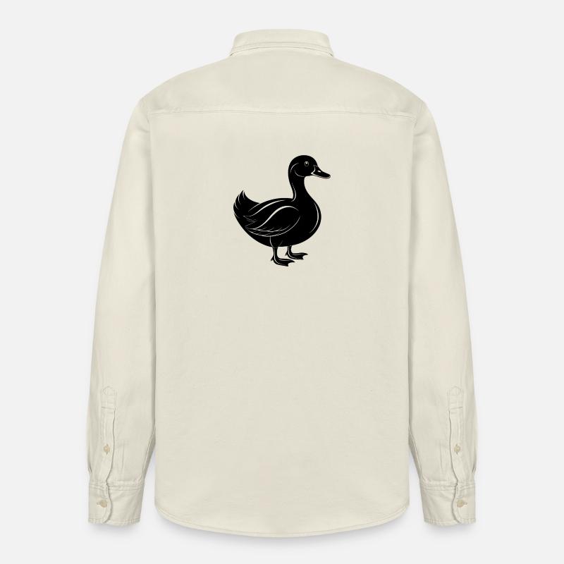 Canard - Chemise unisexe coupe décontractée bio Stanley/Stella - écru doux