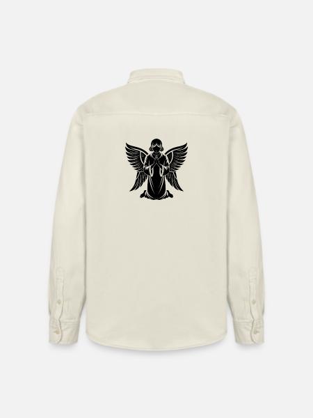 Engel - Relaxed Fit Unisex Organic Hemd von Stanley/Stella - Natur