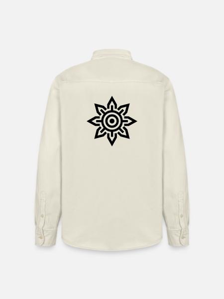 Aztec sun - Relaxed Fit Unisex Organic Shirt by Stanley/Stella - soft Ecru