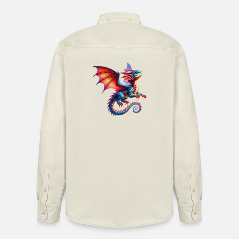 Dragon - Chemise unisexe coupe décontractée bio Stanley/Stella - écru doux