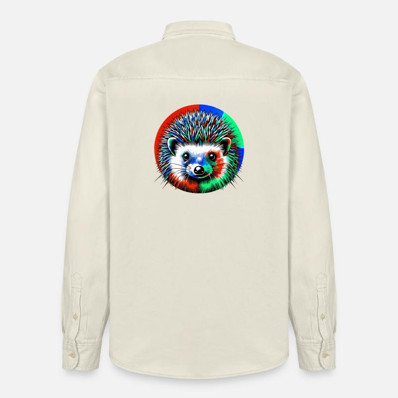 Igel - Relaxed Fit Unisex Organic Hemd von Stanley/Stella - Natur