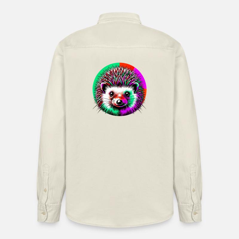 Igel - Relaxed Fit Unisex Organic Hemd von Stanley/Stella - Natur