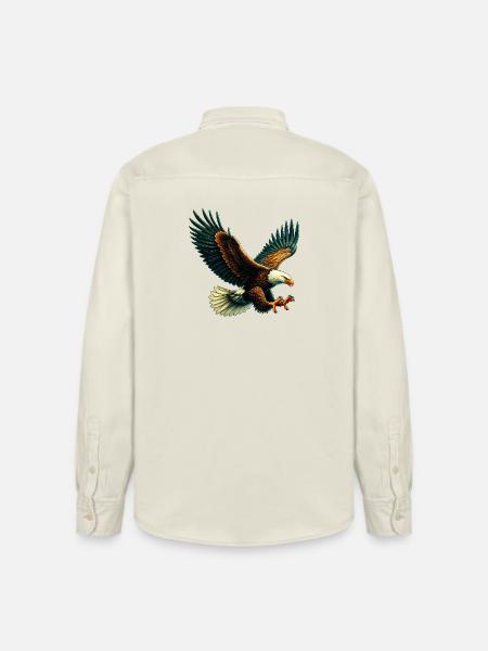 Aigle - Chemise unisexe coupe décontractée bio Stanley/Stella - écru doux