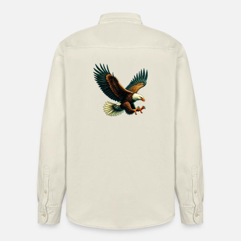 Aigle - Chemise unisexe coupe décontractée bio Stanley/Stella - écru doux