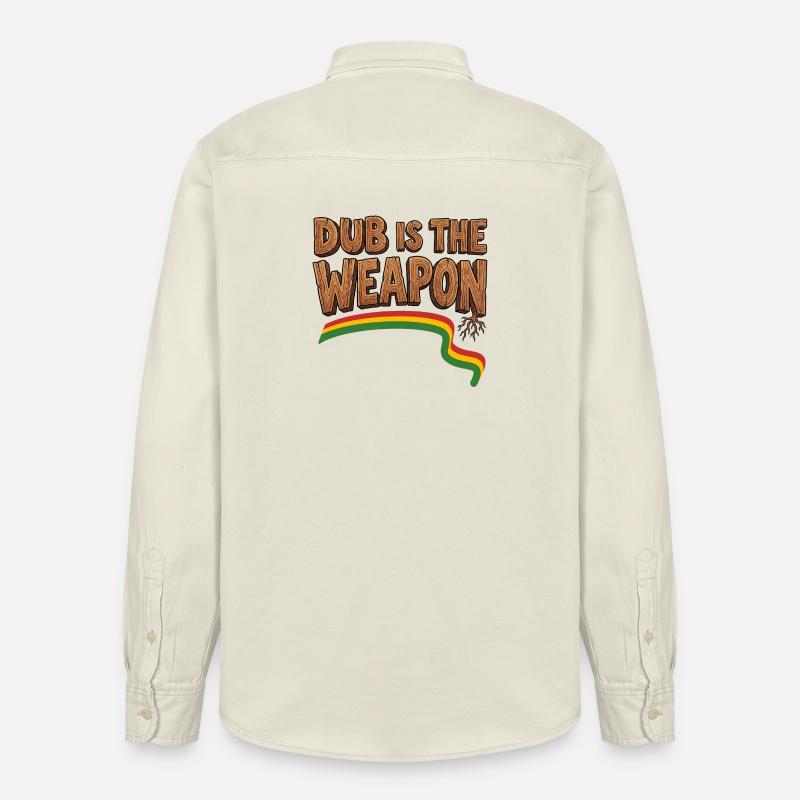 Dub Reggae Weapon - Relaxed Fit Unisex Organic Hemd von Stanley/Stella - Natur