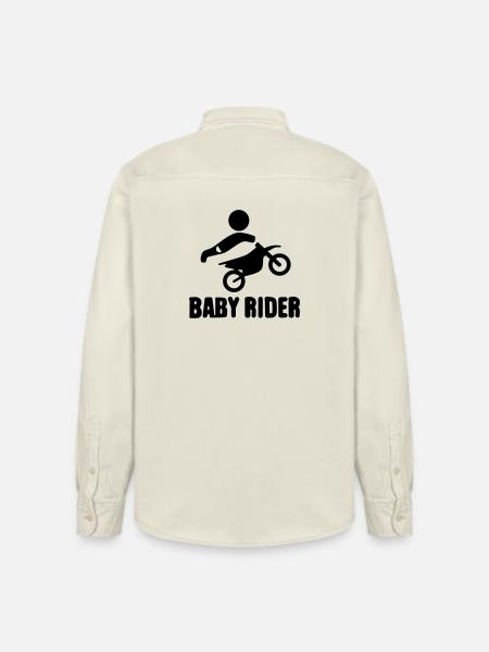 Baby Rider  - Relaxed Fit Unisex Organic Hemd von Stanley/Stella - Natur