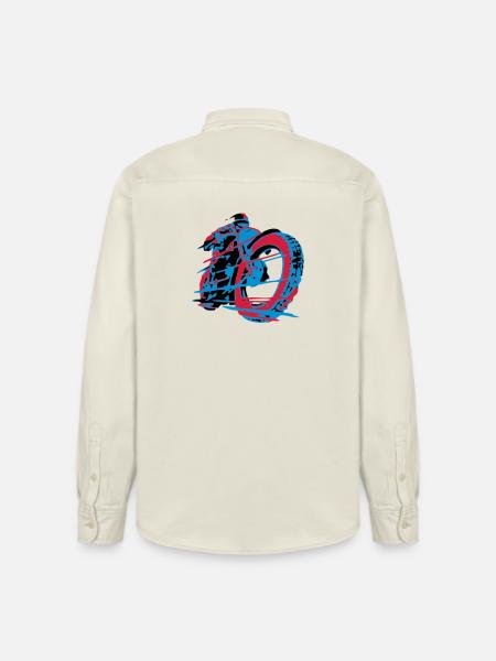 Classic Racer - Relaxed Fit Unisex Organic Hemd von Stanley/Stella - Natur