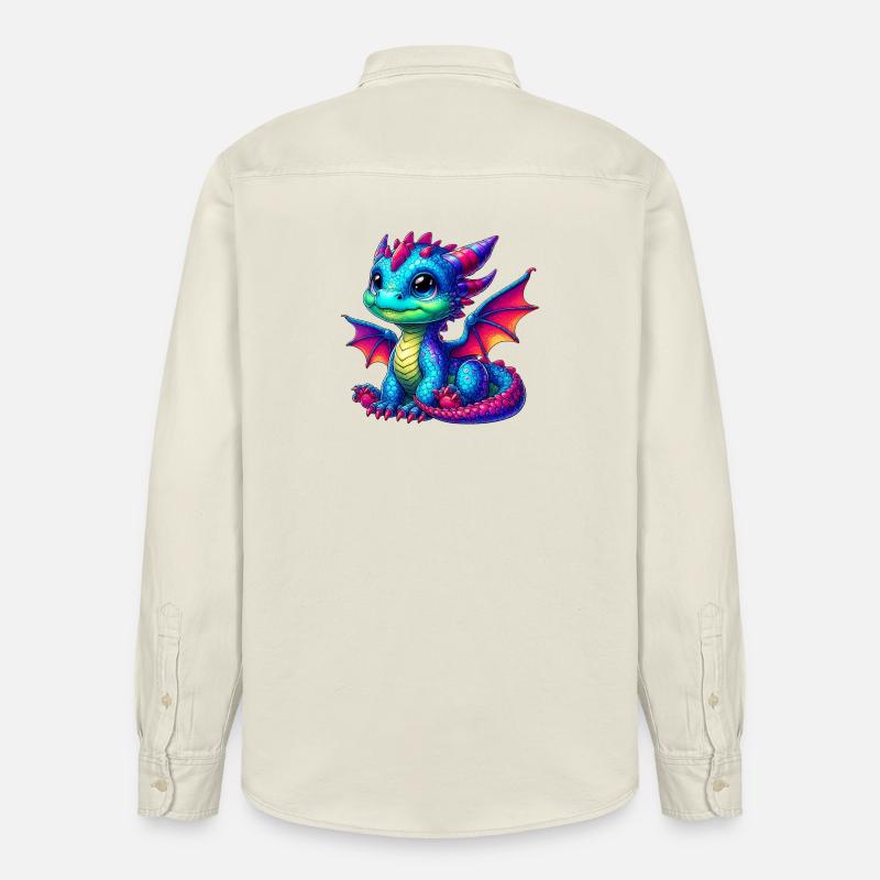 Dragon - Chemise unisexe coupe décontractée bio Stanley/Stella - écru doux