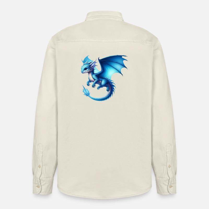 Dragon - Chemise unisexe coupe décontractée bio Stanley/Stella - écru doux