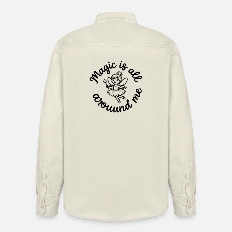 Fee - Relaxed Fit Unisex Organic Hemd von Stanley/Stella - Natur