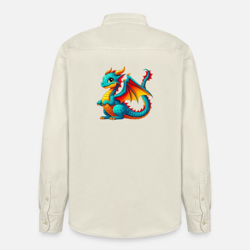 Dragon - Chemise unisexe coupe décontractée bio Stanley/Stella - écru doux