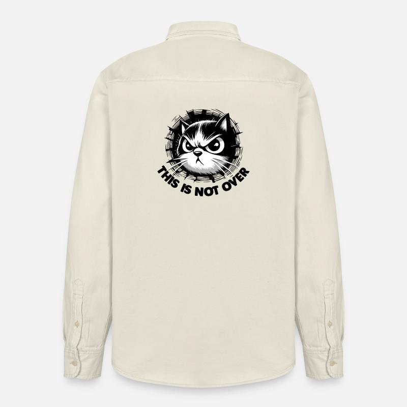 Pas plus de 2 - Chemise unisexe coupe décontractée bio Stanley/Stella - écru doux