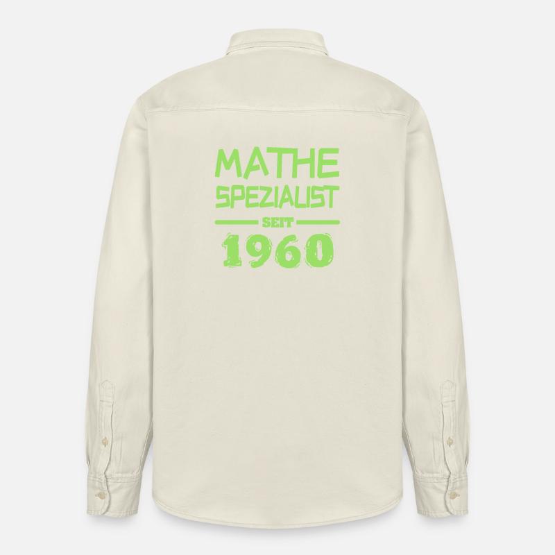 Math 1960 - Chemise unisexe coupe décontractée bio Stanley/Stella - écru doux