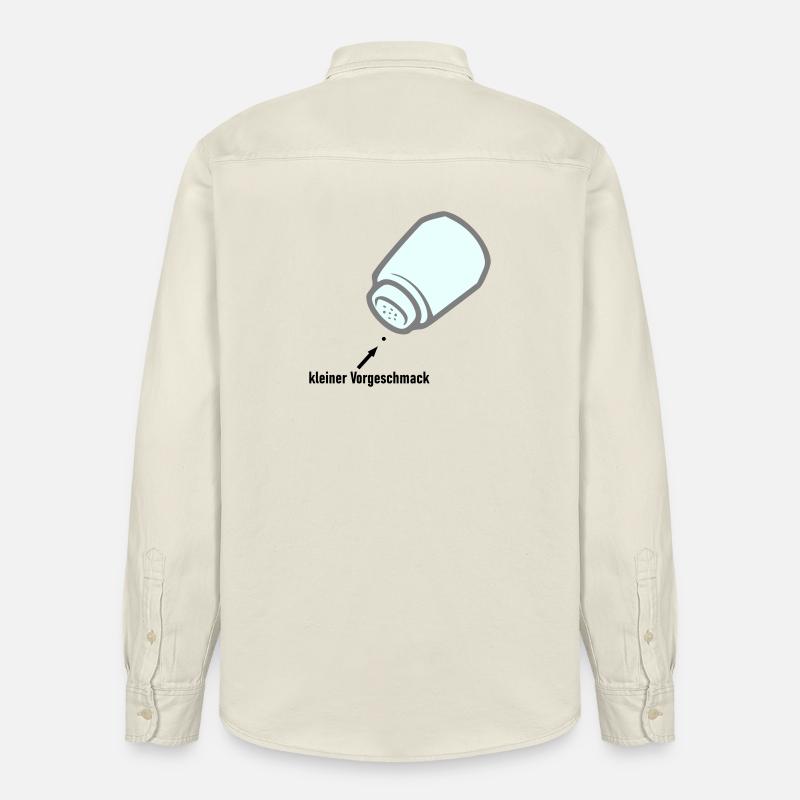 kleiner Vorgeschmack - Relaxed Fit Unisex Organic Hemd von Stanley/Stella - Natur