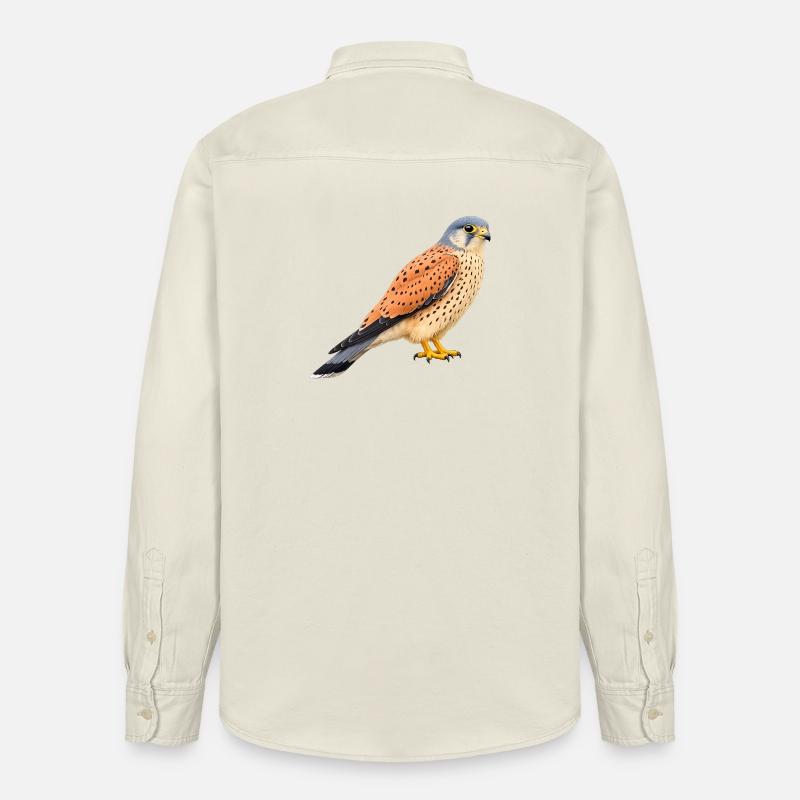Männchen des Turmfalken - Relaxed Fit Unisex Organic Hemd von Stanley/Stella - Natur