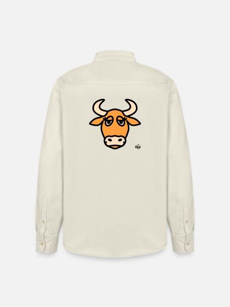 Taurus Large - Relaxed Fit Unisex Organic Shirt by Stanley/Stella - soft Ecru