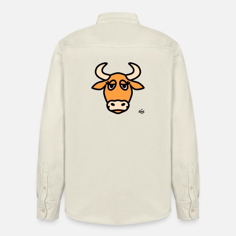 Grand Taureau - Chemise unisexe coupe décontractée bio Stanley/Stella - écru doux