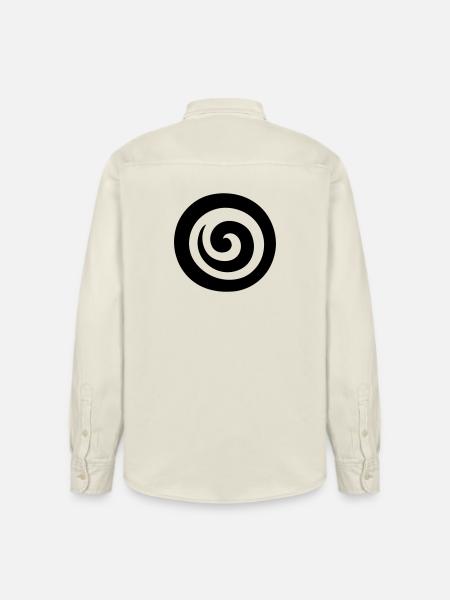 Japanese Spiral - Relaxed Fit Unisex Organic Shirt by Stanley/Stella - soft Ecru