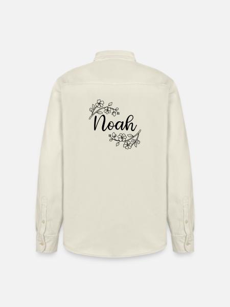 Noah | Name of Name | Vectorgraphic ! - Relaxed Fit Unisex Organic Shirt by Stanley/Stella - soft Ecru