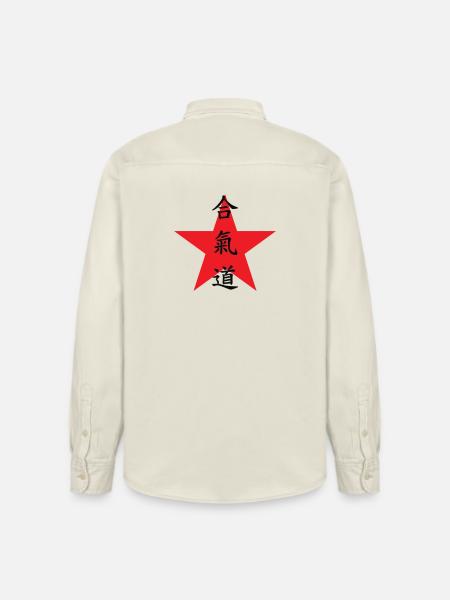 Aikido - Martial Art - Aikido - Relaxed Fit Unisex Organic Shirt by Stanley/Stella - soft Ecru