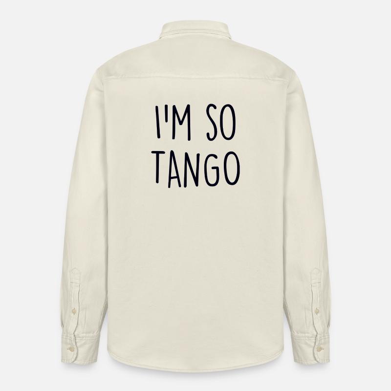 Danseur de tango - Chemise unisexe coupe décontractée bio Stanley/Stella - écru doux
