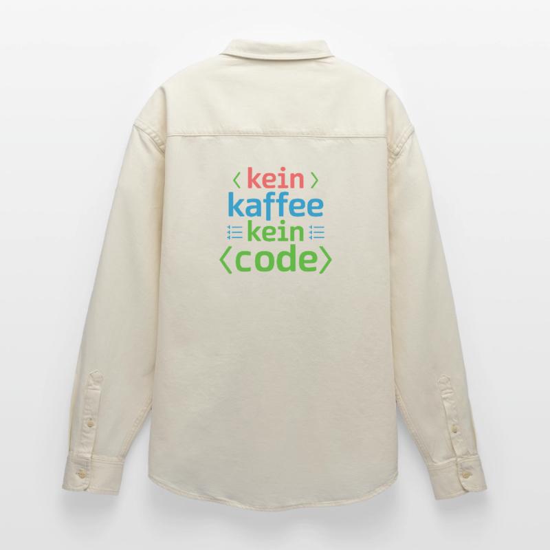 No Coffee No Code Programmer Computer Scientist Relaxed Fit Unisex Organic Shirt by Stanley/Stella
