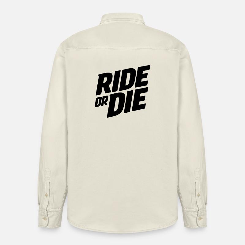 Ride or die - Relaxed Fit Unisex Organic Hemd von Stanley/Stella - Natur