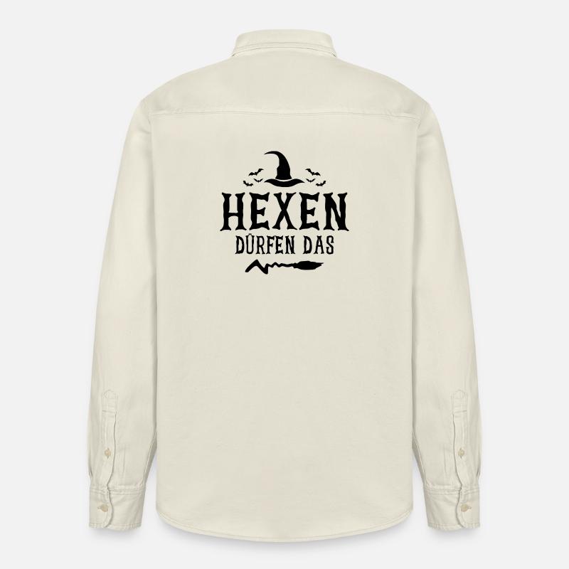 Hexen Dürfen Das - Relaxed Fit Unisex Organic Hemd von Stanley/Stella - Natur