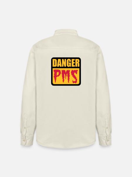 Danger PMS - Relaxed Fit Unisex Organic Hemd von Stanley/Stella - Natur