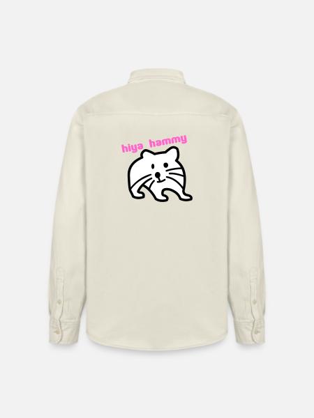 hiya hammy - Relaxed Fit Unisex Organic Shirt by Stanley/Stella - soft Ecru