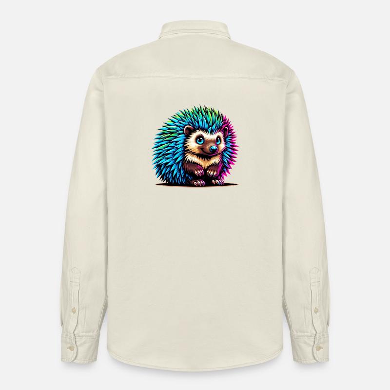 Igel - Relaxed Fit Unisex Organic Hemd von Stanley/Stella - Natur