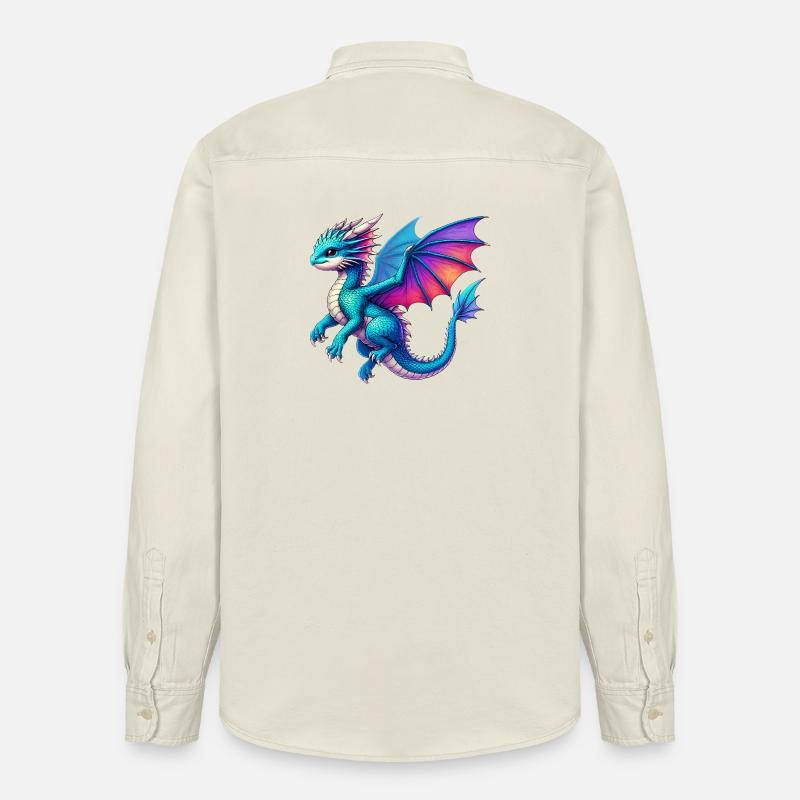 Dragon - Chemise unisexe coupe décontractée bio Stanley/Stella - écru doux
