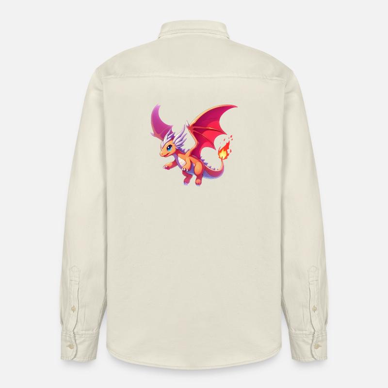 Dragon - Chemise unisexe coupe décontractée bio Stanley/Stella - écru doux