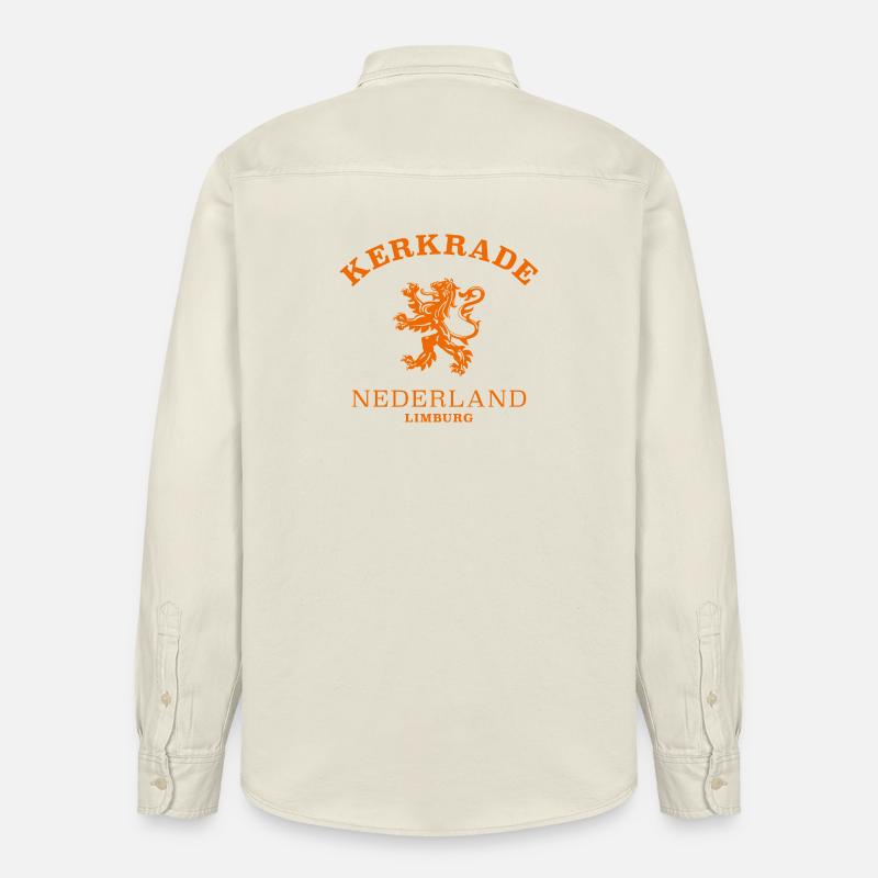 Kerkrade Nederland, Pays-Bas - Chemise unisexe coupe décontractée bio Stanley/Stella - écru doux