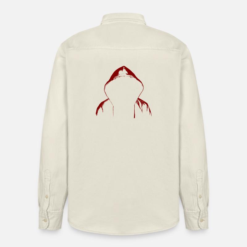 Sweat à capuche Hacker - Chemise unisexe coupe décontractée bio Stanley/Stella - écru doux