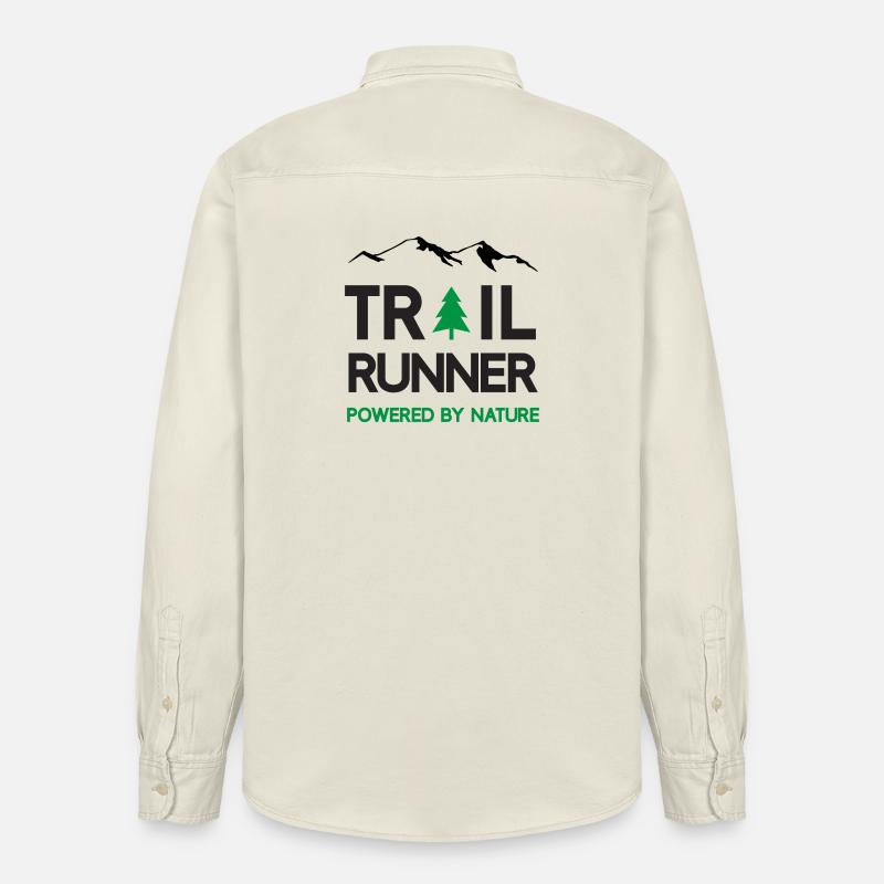 Trail Runner - Powered by Nature - Relaxed Fit Unisex Organic Hemd von Stanley/Stella - Natur