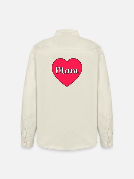 Maman Hart - Chemise unisexe coupe décontractée bio Stanley/Stella - écru doux