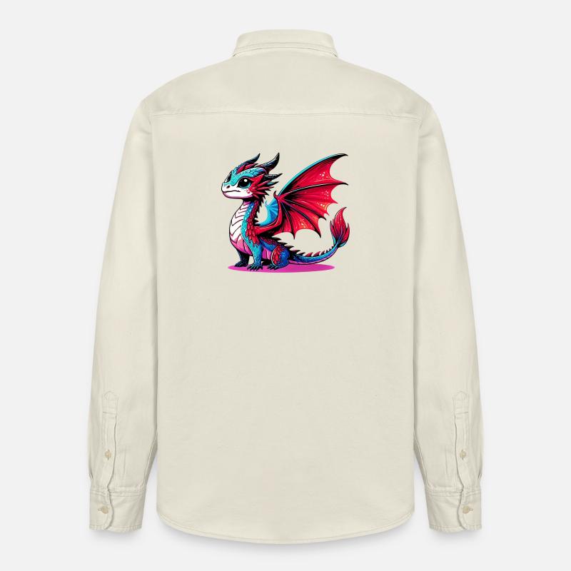 Dragon - Chemise unisexe coupe décontractée bio Stanley/Stella - écru doux