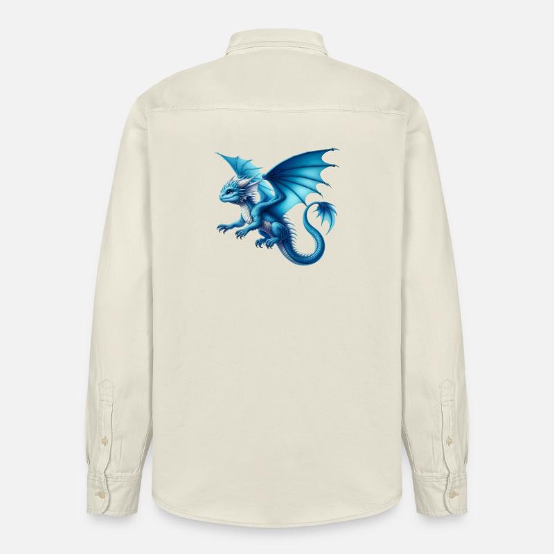 Dragon - Chemise unisexe coupe décontractée bio Stanley/Stella - écru doux