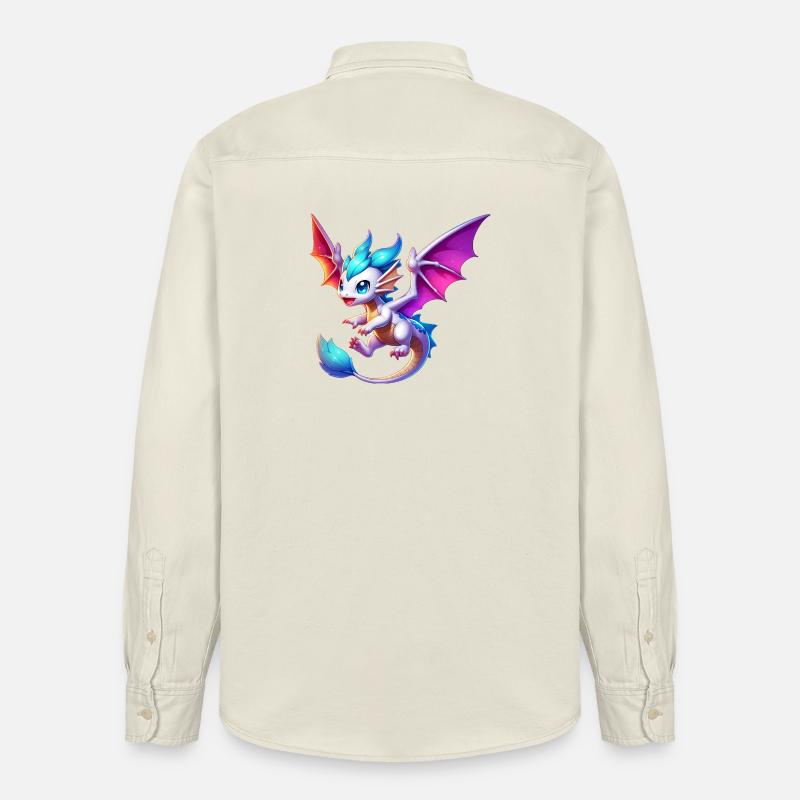 Dragon - Chemise unisexe coupe décontractée bio Stanley/Stella - écru doux
