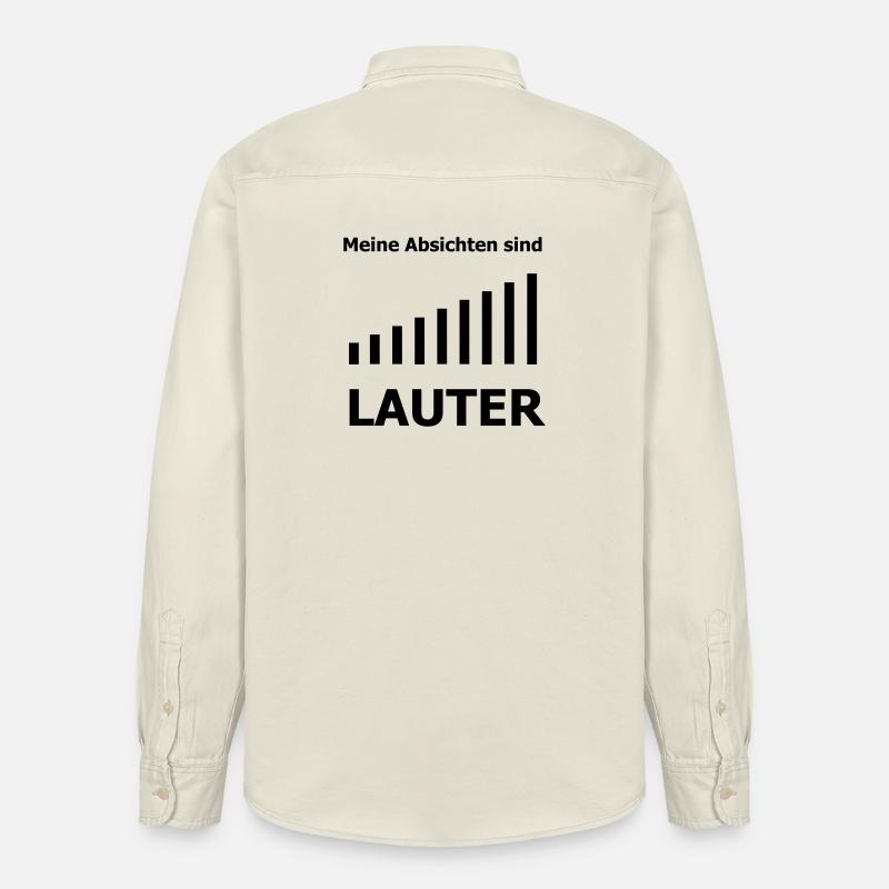 Lauter - Relaxed Fit Unisex Organic Hemd von Stanley/Stella - Natur