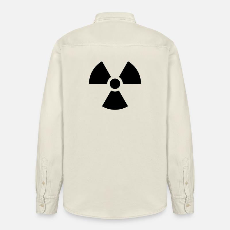 Atom Nuklear - Relaxed Fit Unisex Organic Hemd von Stanley/Stella - Natur